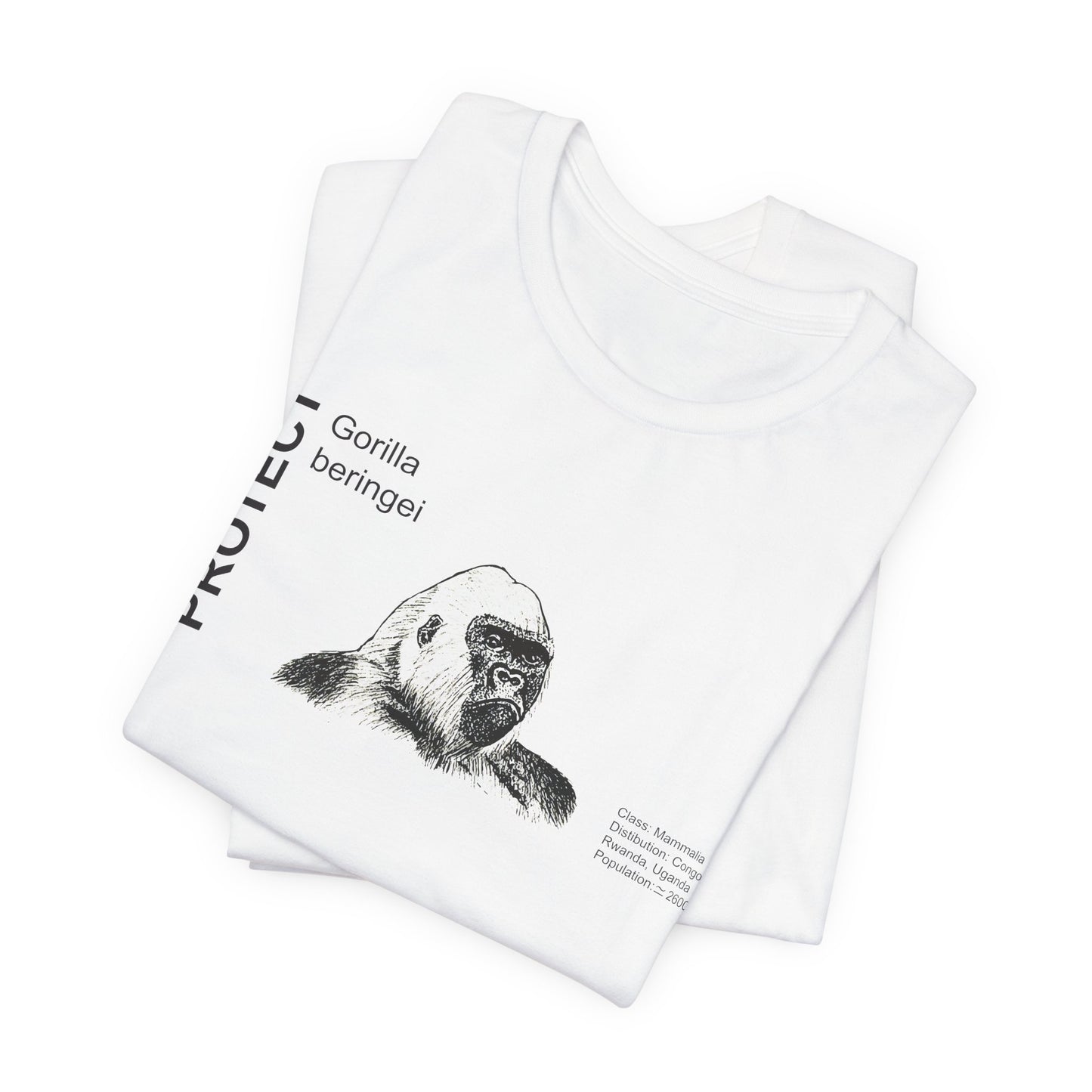 Wildlife Protection Tee - Gorilla beringei