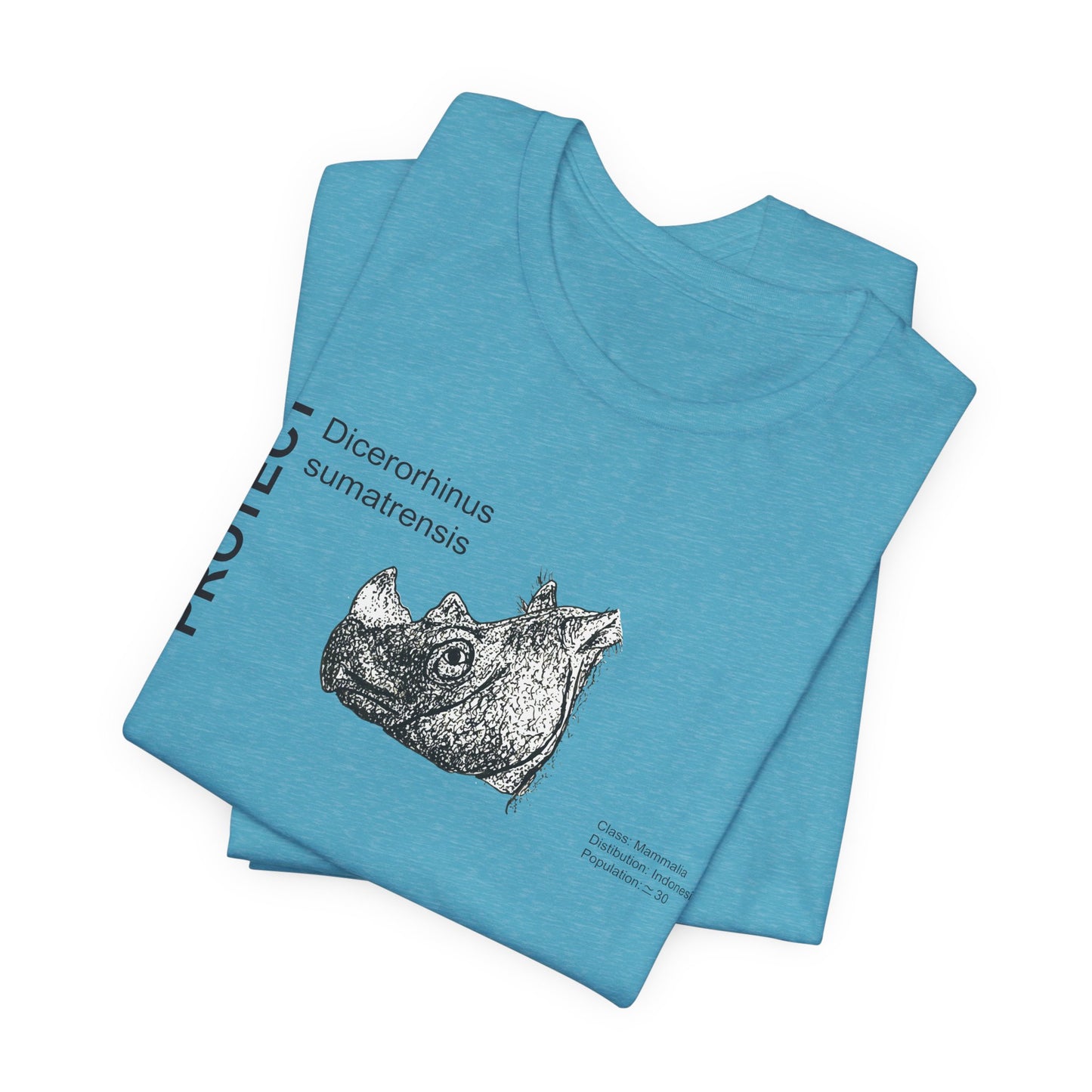 Wildlife Protection Tee - Dicerorhinus sumatrensis