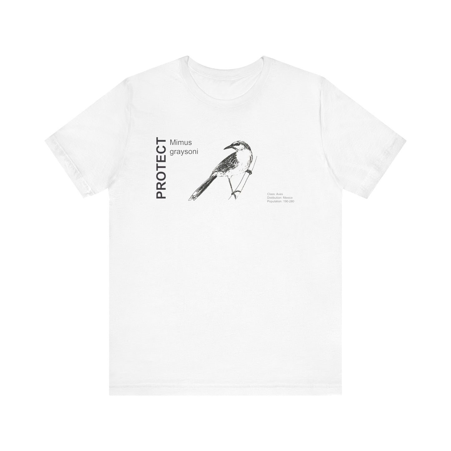 Wildlife Protection Tee - Mimus graysoni