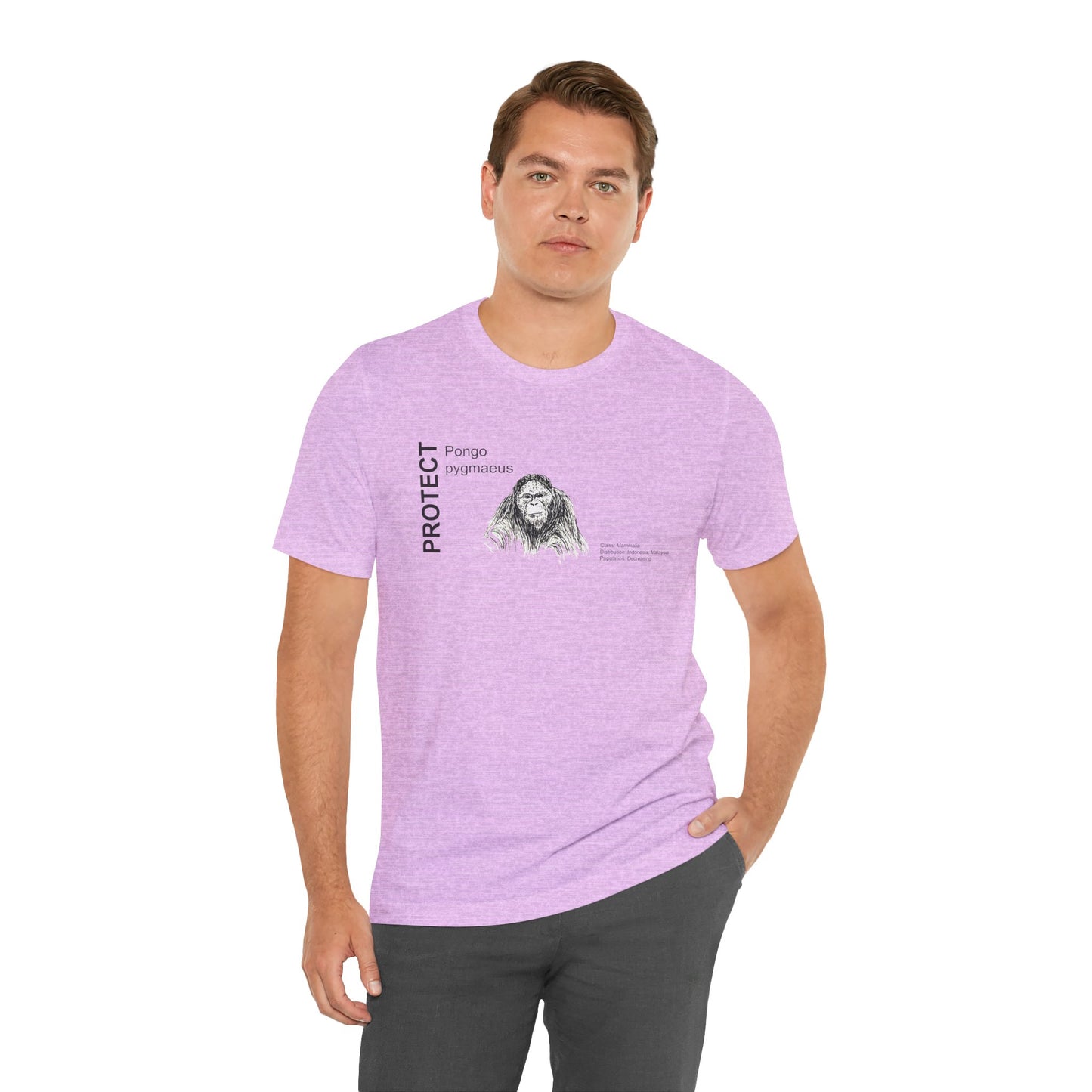 Wildlife Protection Tee - Pongo pygmaeus