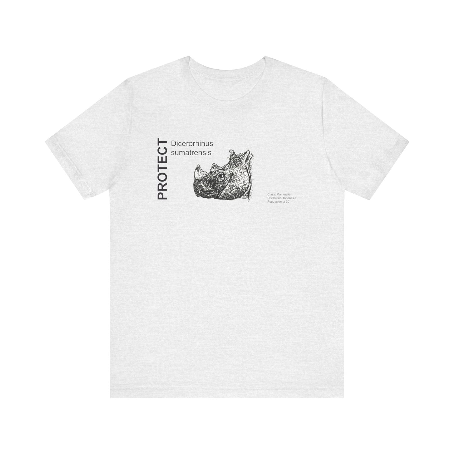 Wildlife Protection Tee - Dicerorhinus sumatrensis