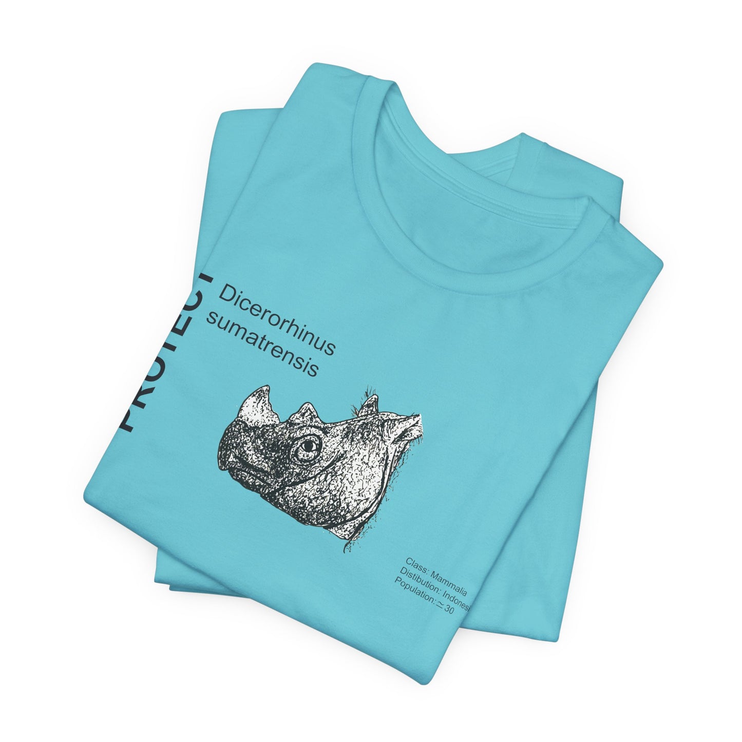 Wildlife Protection Tee - Dicerorhinus sumatrensis
