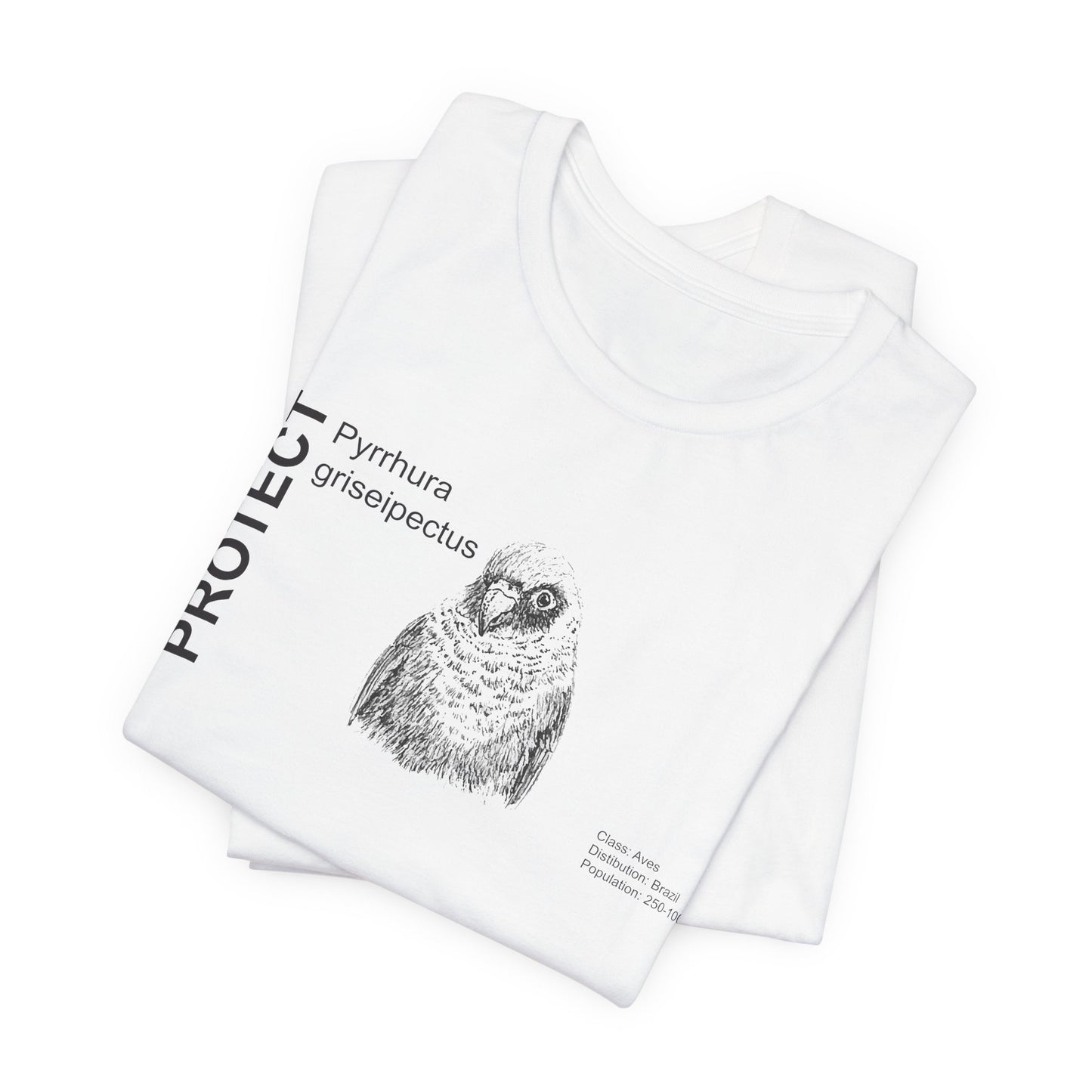 Wildlife Protection Tee - Pyrrhura griseipectus