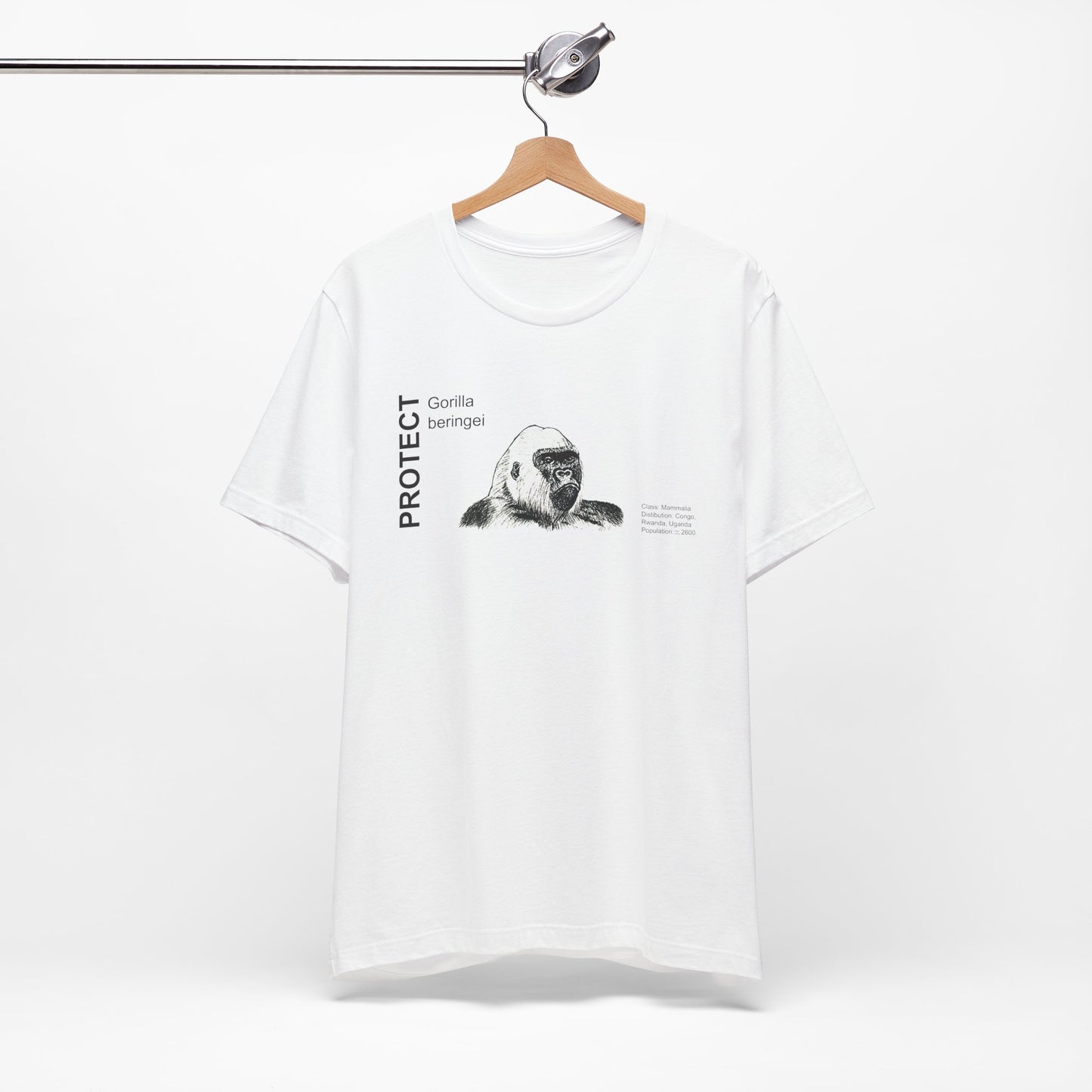 Wildlife Protection Tee - Gorilla beringei