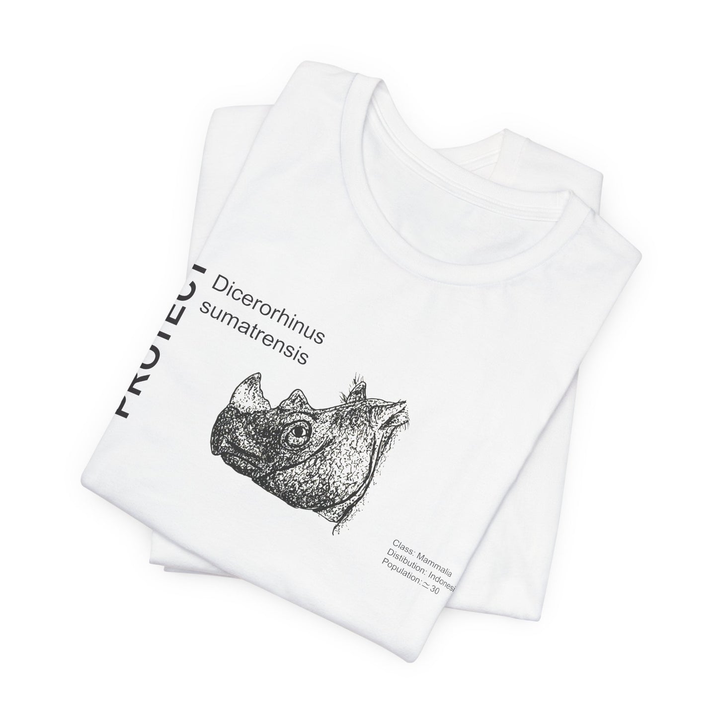Wildlife Protection Tee - Dicerorhinus sumatrensis