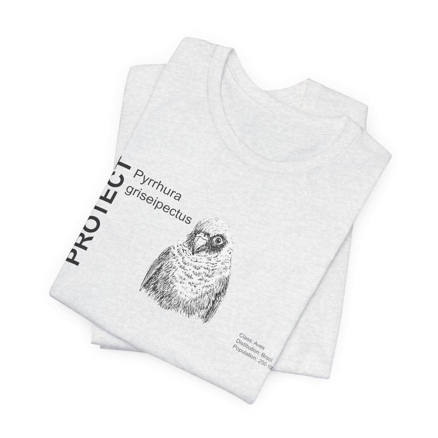 Wildlife Protection Tee - Pyrrhura griseipectus