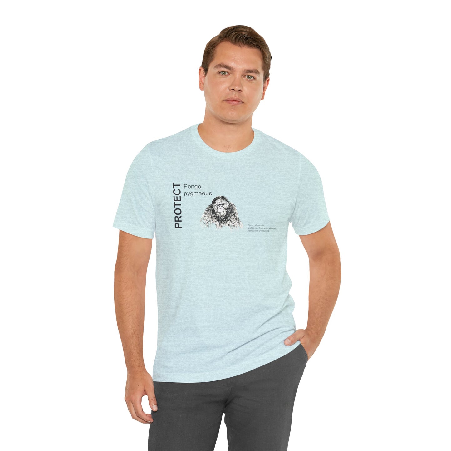 Wildlife Protection Tee - Pongo pygmaeus
