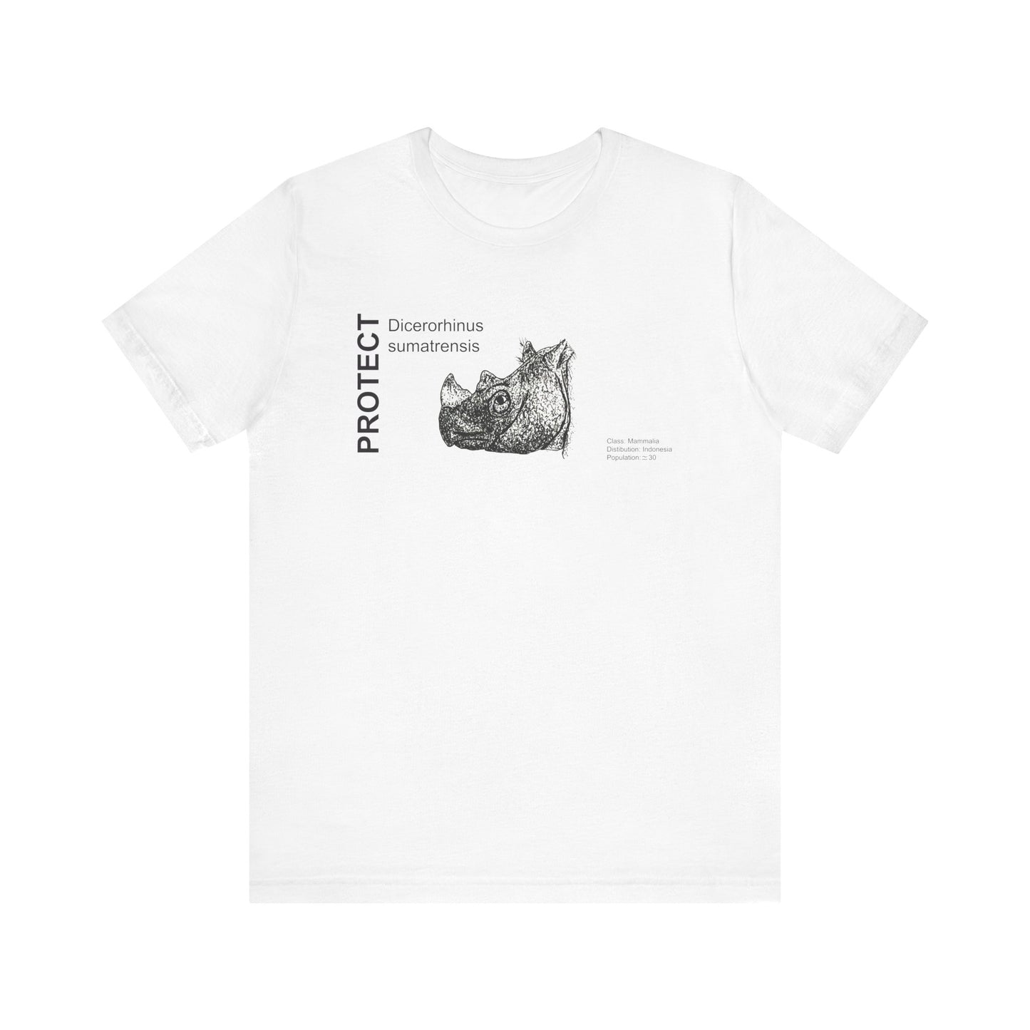 Wildlife Protection Tee - Dicerorhinus sumatrensis