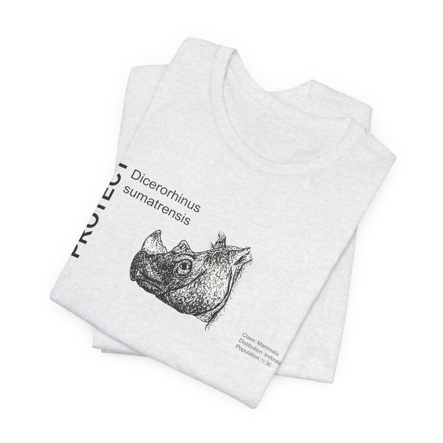 Wildlife Protection Tee - Dicerorhinus sumatrensis