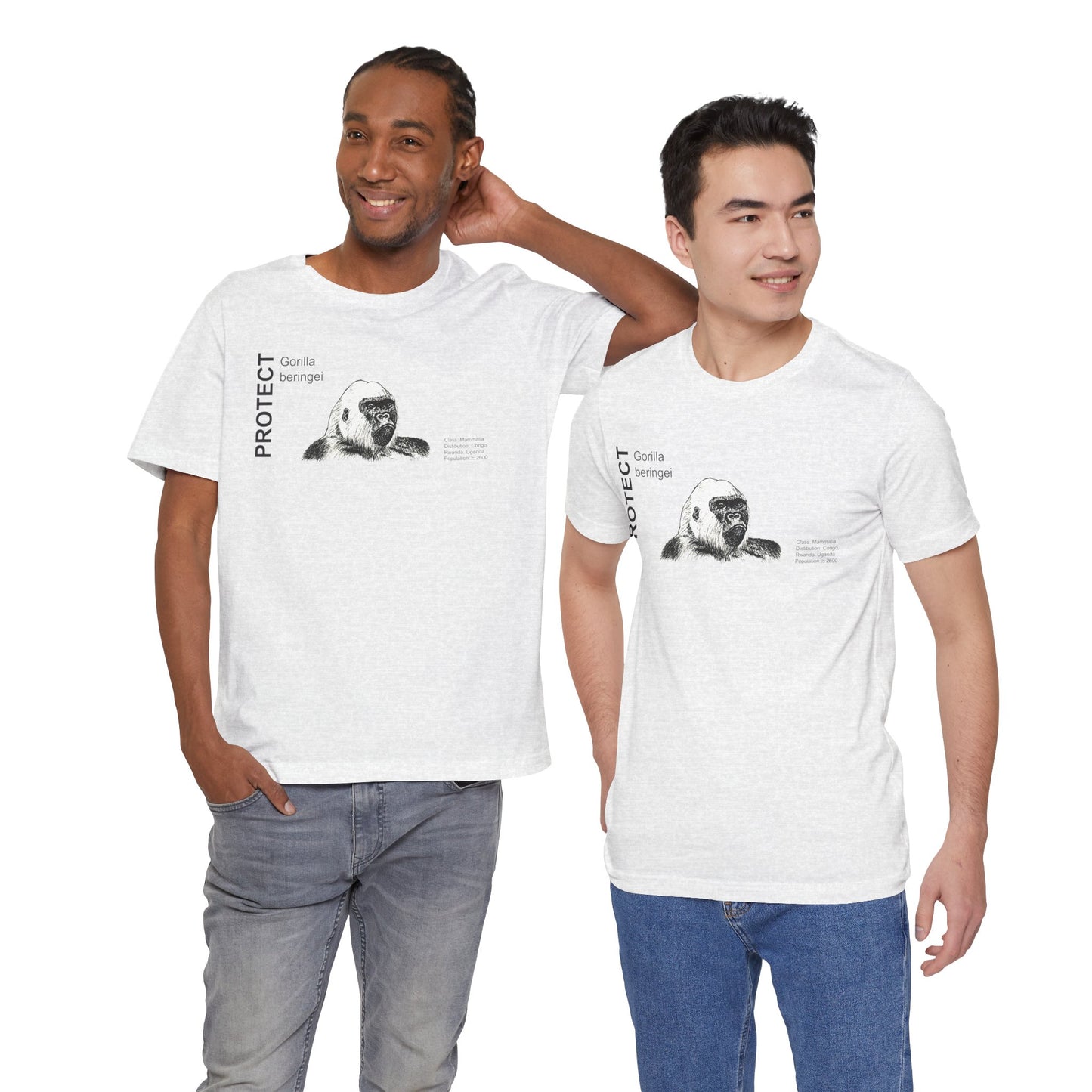 Wildlife Protection Tee - Gorilla beringei