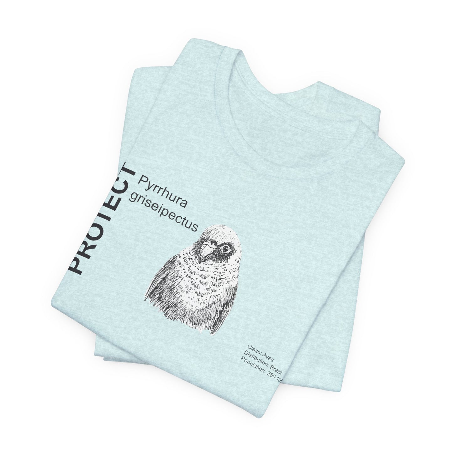 Wildlife Protection Tee - Pyrrhura griseipectus