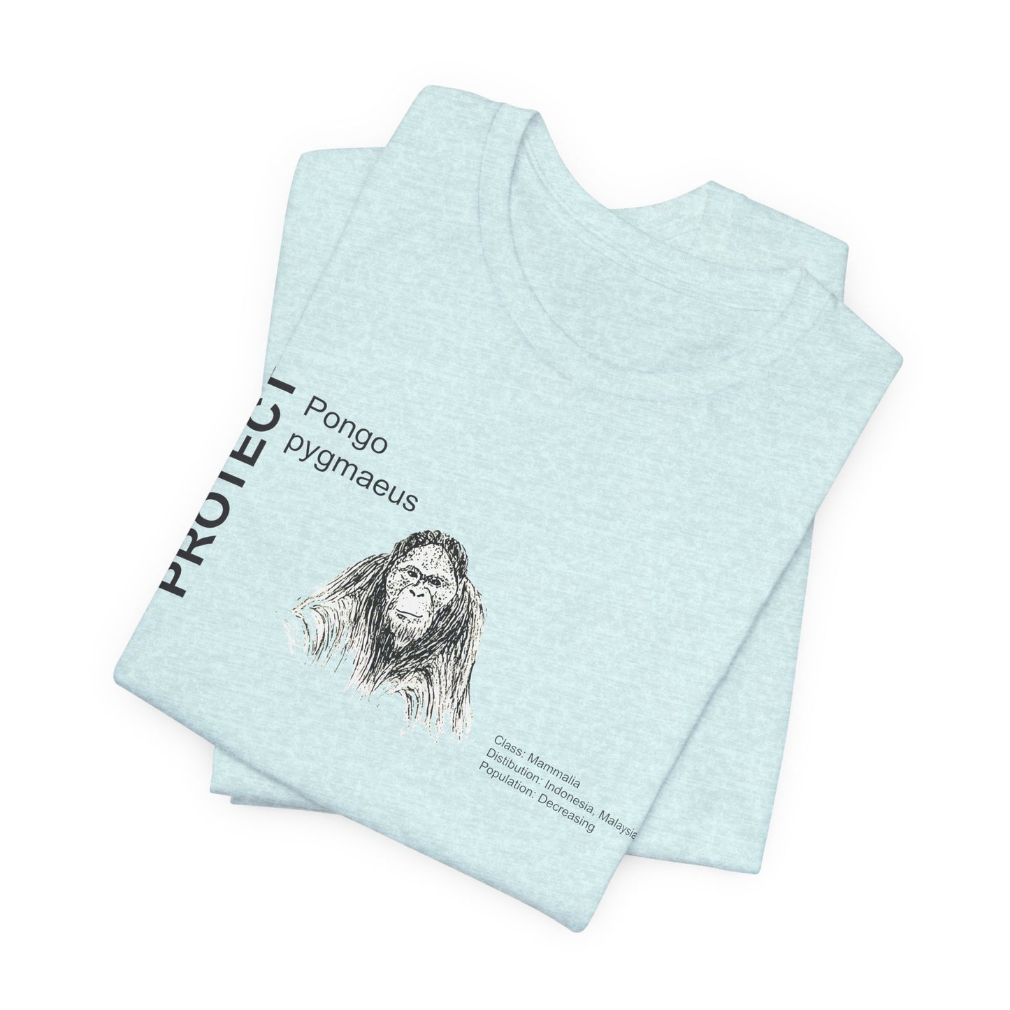 Wildlife Protection Tee - Pongo pygmaeus