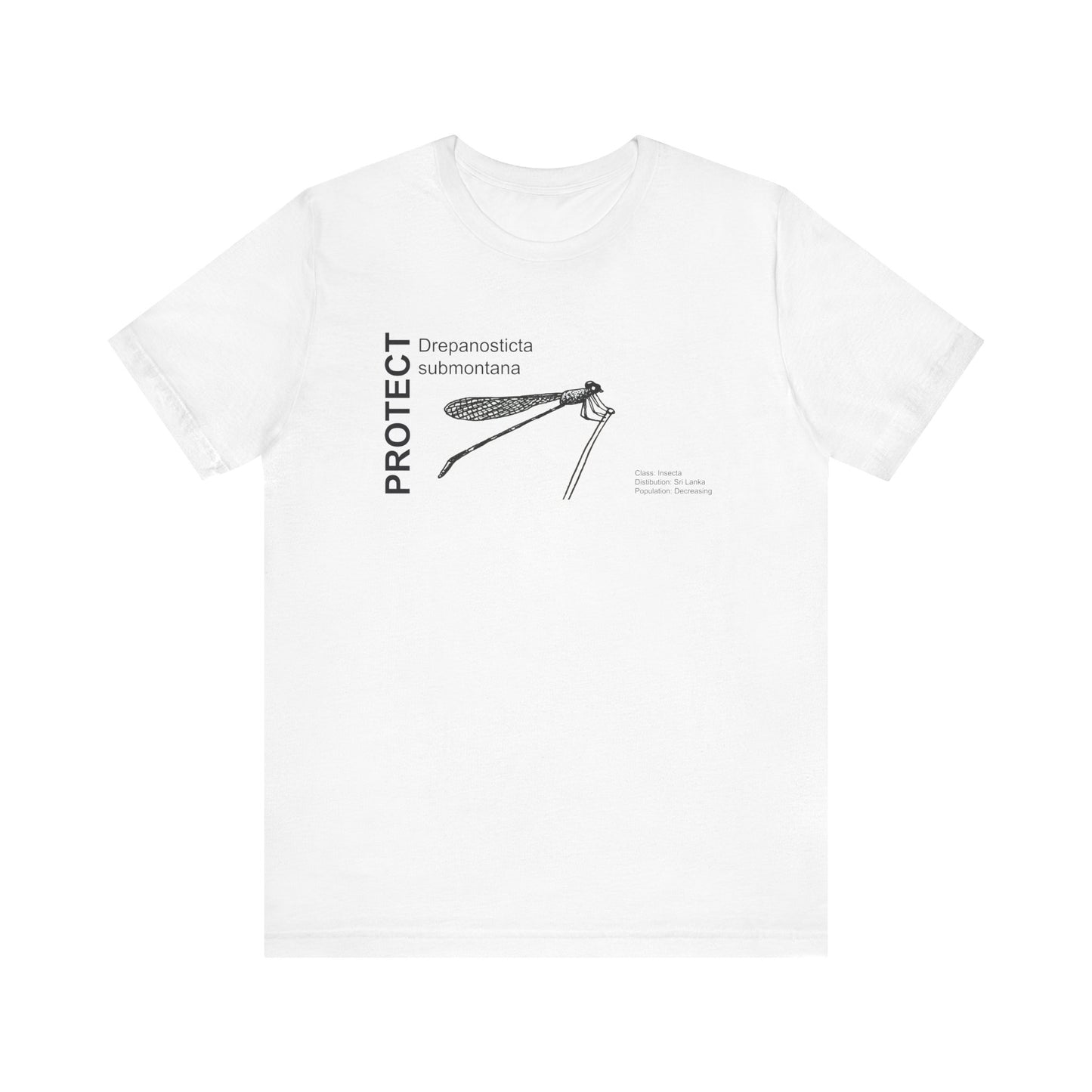 Wildlife Protection Tee - Drepanosticta submontana