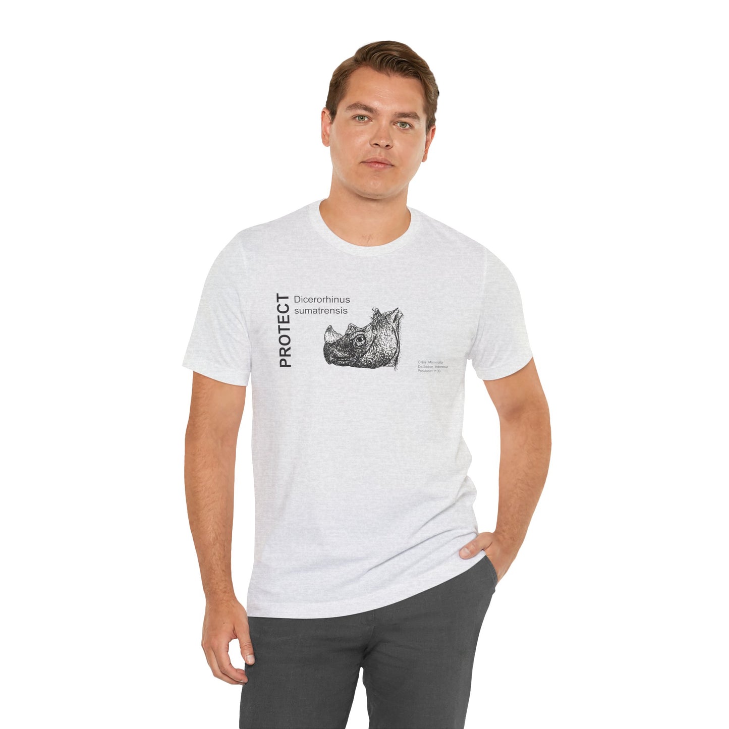 Wildlife Protection Tee - Dicerorhinus sumatrensis