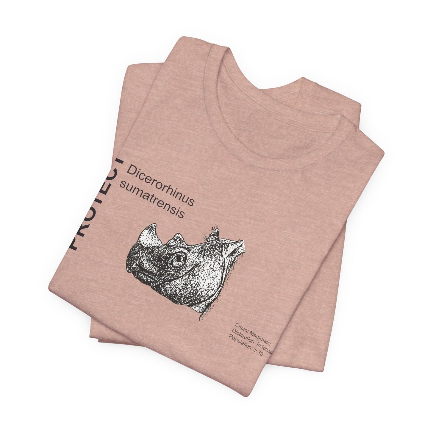 Wildlife Protection Tee - Dicerorhinus sumatrensis