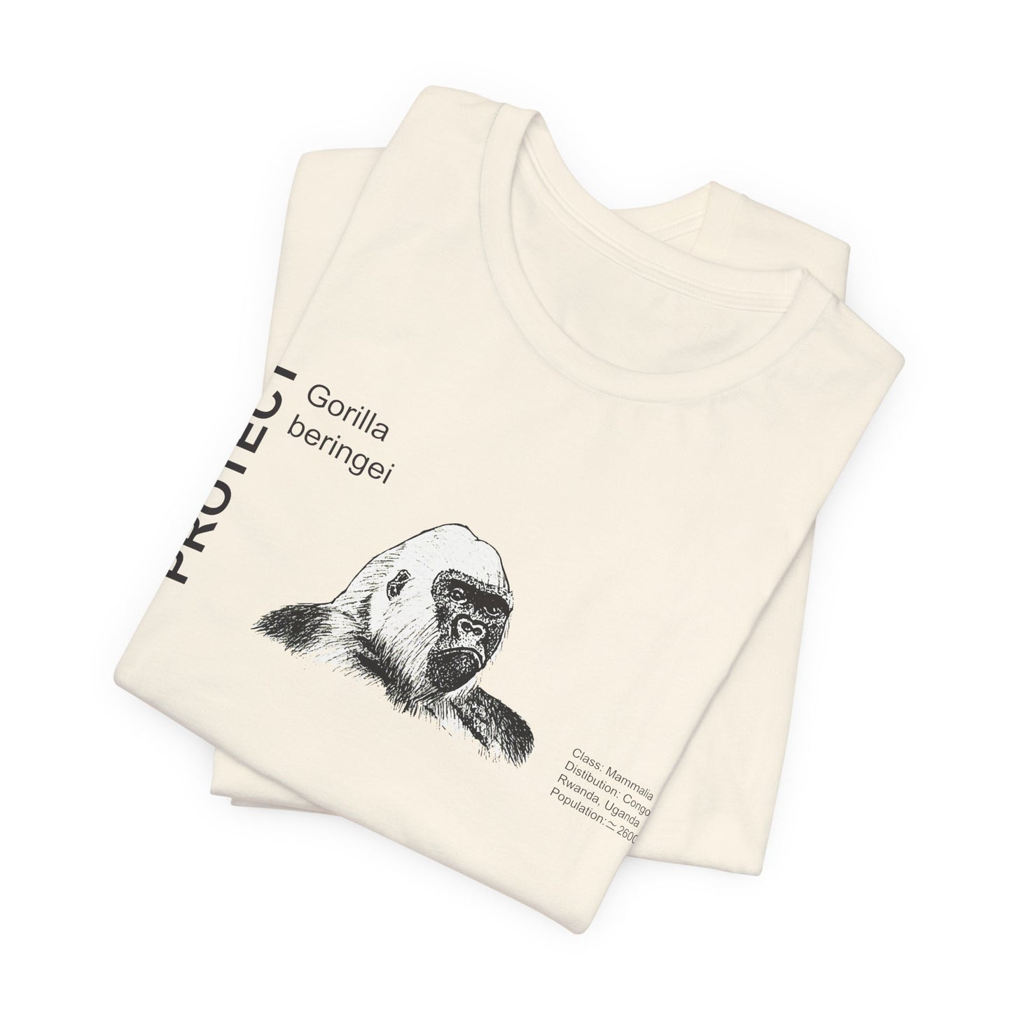 Wildlife Protection Tee - Gorilla beringei