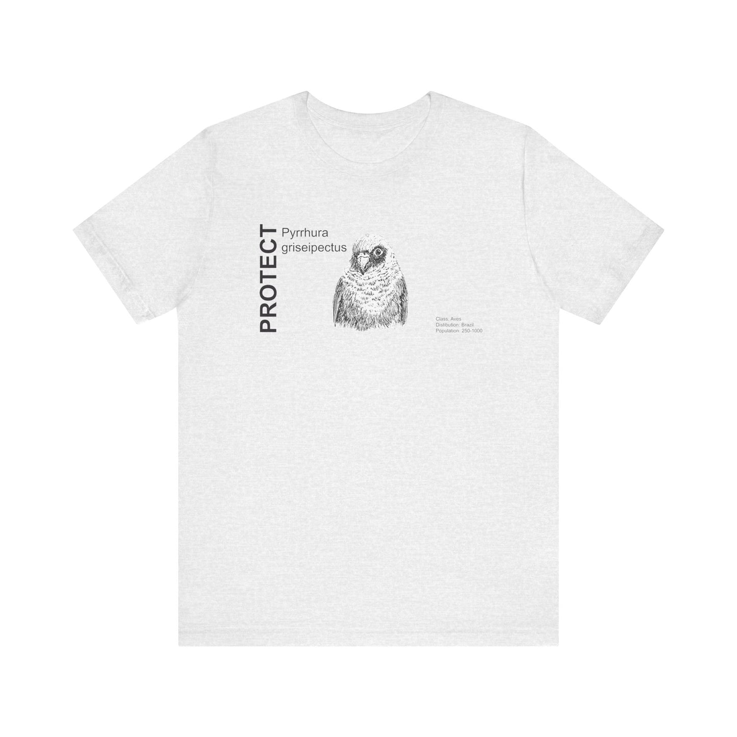 Wildlife Protection Tee - Pyrrhura griseipectus