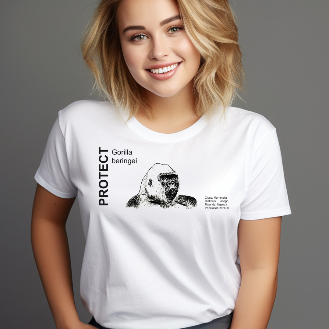 Wildlife Protection Tee - Gorilla beringei