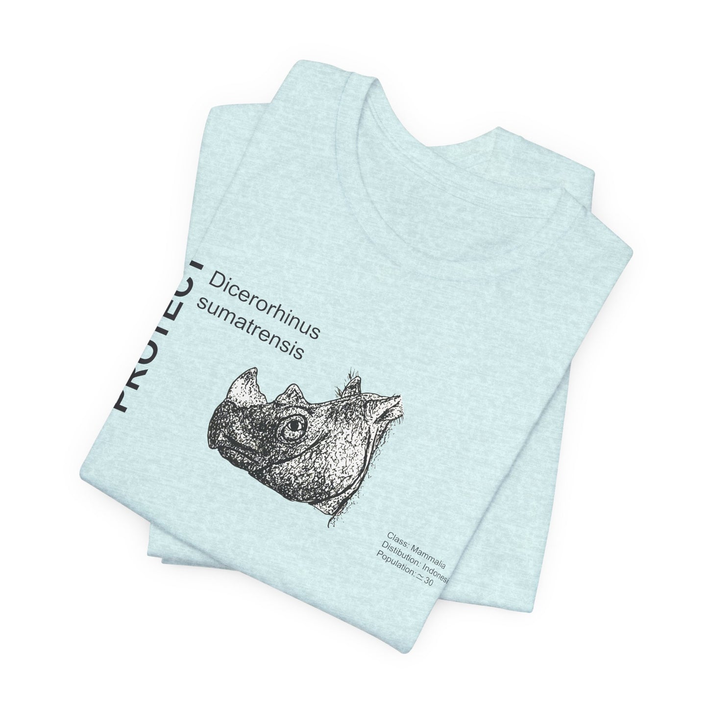 Wildlife Protection Tee - Dicerorhinus sumatrensis
