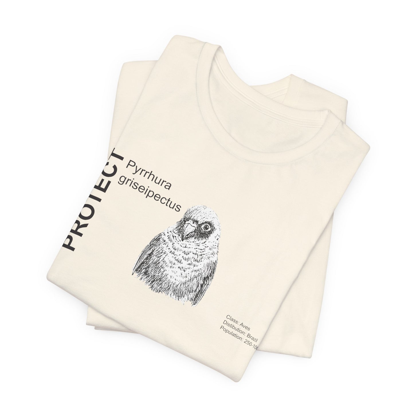 Wildlife Protection Tee - Pyrrhura griseipectus
