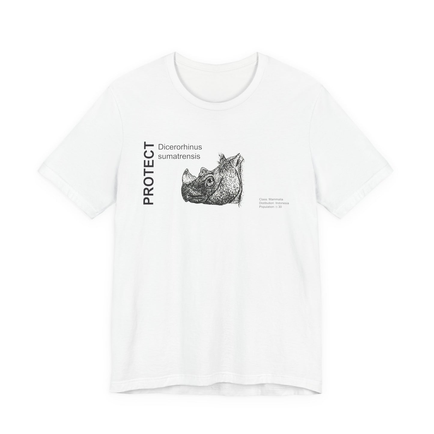 Wildlife Protection Tee - Dicerorhinus sumatrensis