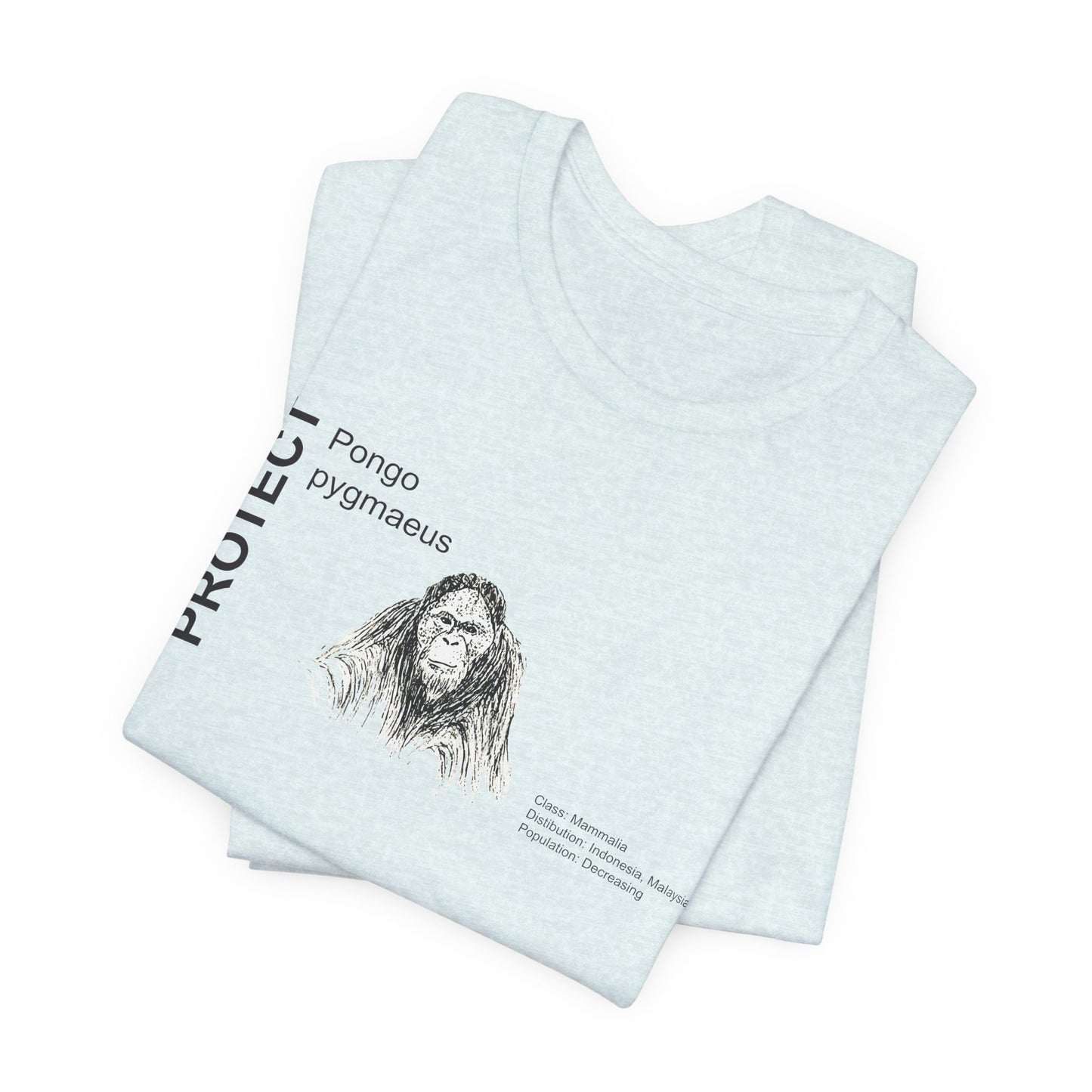 Wildlife Protection Tee - Pongo pygmaeus