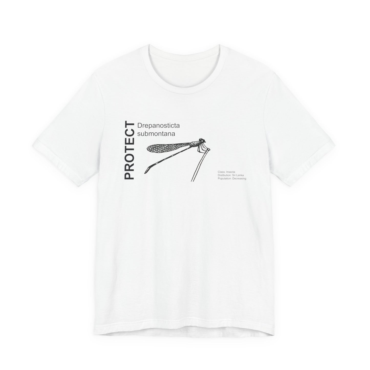 Wildlife Protection Tee - Drepanosticta submontana